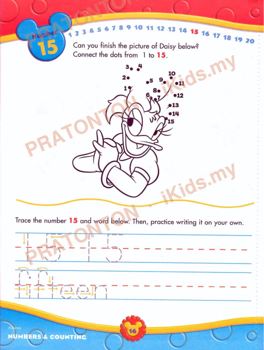 Pratonton muka 17 lembaran Latihan Matematik Tahun 1 — Matematik Tahun 1