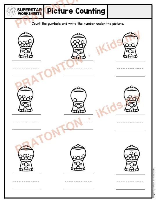 Pratonton muka 1 lembaran Latihan Matematik Tahun 1 — Matematik Tahun 1