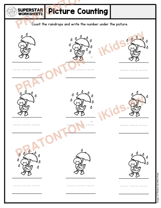 Pratonton muka 1 lembaran Latihan Matematik Tahun 1 — Matematik Tahun 1