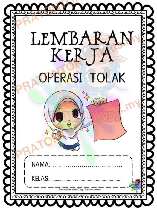 Pratonton muka 1 lembaran Latihan Matematik Tahun 1 — Matematik Tahun 1