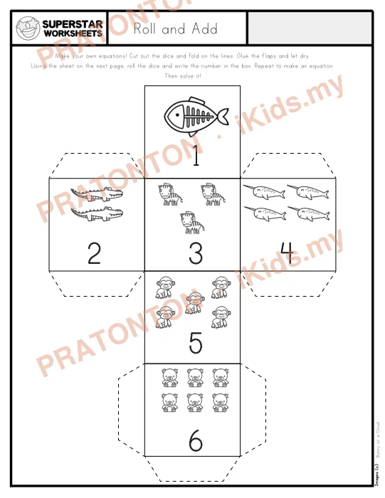 Pratonton muka 1 lembaran Latihan Matematik Tahun 1 — Matematik Tahun 1