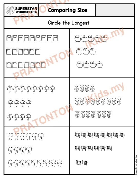 Pratonton muka 1 lembaran Latihan Matematik Tahun 1 — Matematik Tahun 1