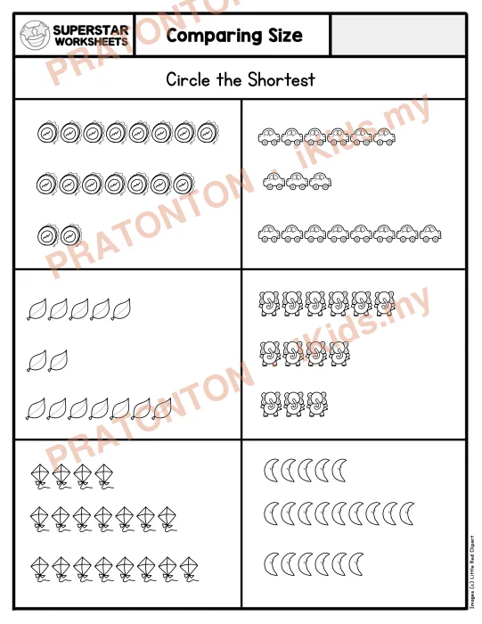 Pratonton muka 1 lembaran Latihan Matematik Tahun 1 — Matematik Tahun 1