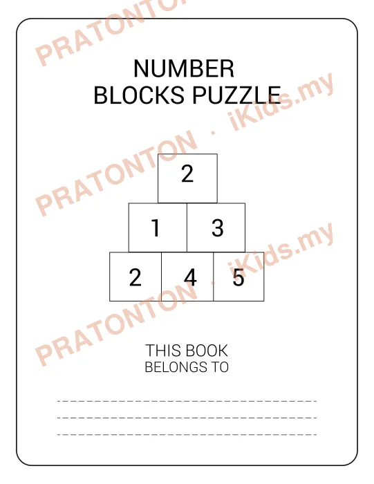Pratonton muka 1 lembaran Latihan Matematik Tahun 1 — Matematik Tahun 1