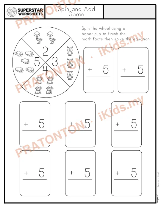 Pratonton muka 1 lembaran Latihan Matematik Tahun 1 — Matematik Tahun 1