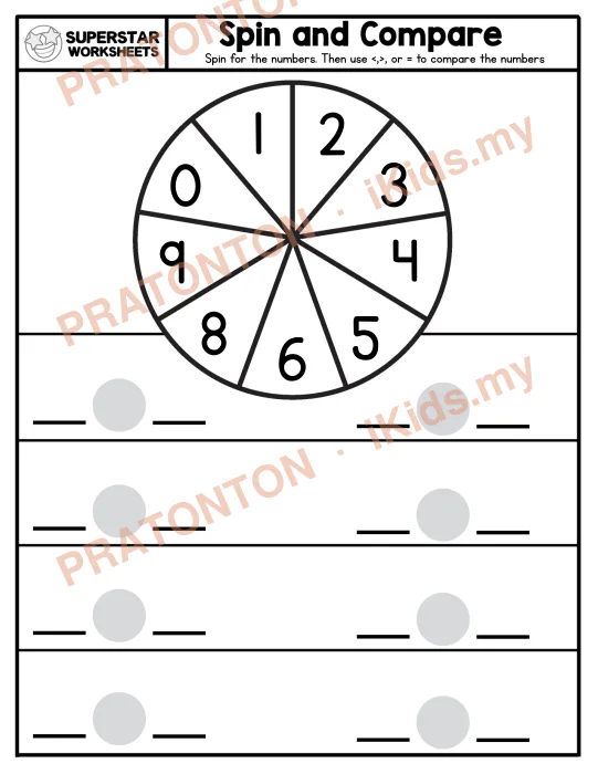 Pratonton muka 1 lembaran Latihan Matematik Tahun 1 — Matematik Tahun 1