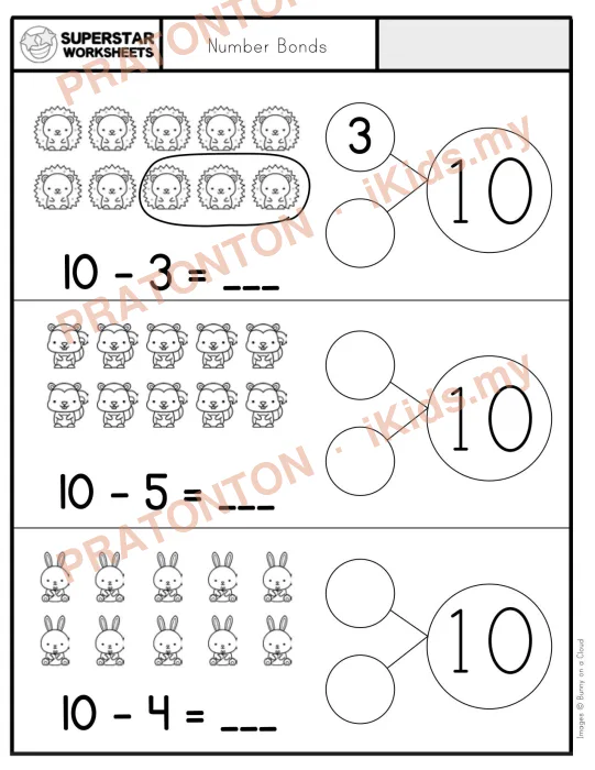 Pratonton muka 1 lembaran Latihan Matematik Tahun 1 — Matematik Tahun 1