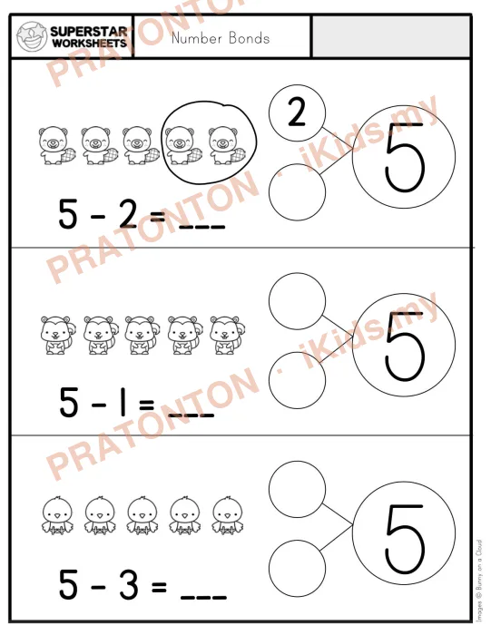 Pratonton muka 1 lembaran Latihan Matematik Tahun 1 — Matematik Tahun 1