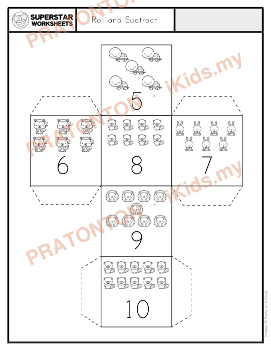 Pratonton muka 1 lembaran Latihan Matematik Tahun 1 — Matematik Tahun 1