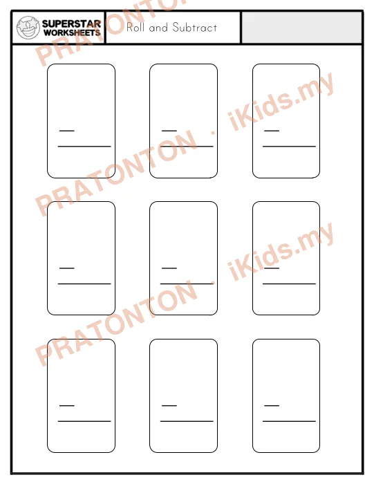 Pratonton muka 1 lembaran Latihan Matematik Tahun 1 — Matematik Tahun 1