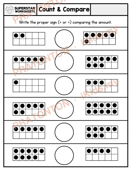 Pratonton muka 1 lembaran Latihan Matematik Tahun 1 — Matematik Tahun 1