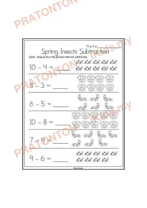 Pratonton muka 1 lembaran Latihan Matematik Tahun 1 — Matematik Tahun 1