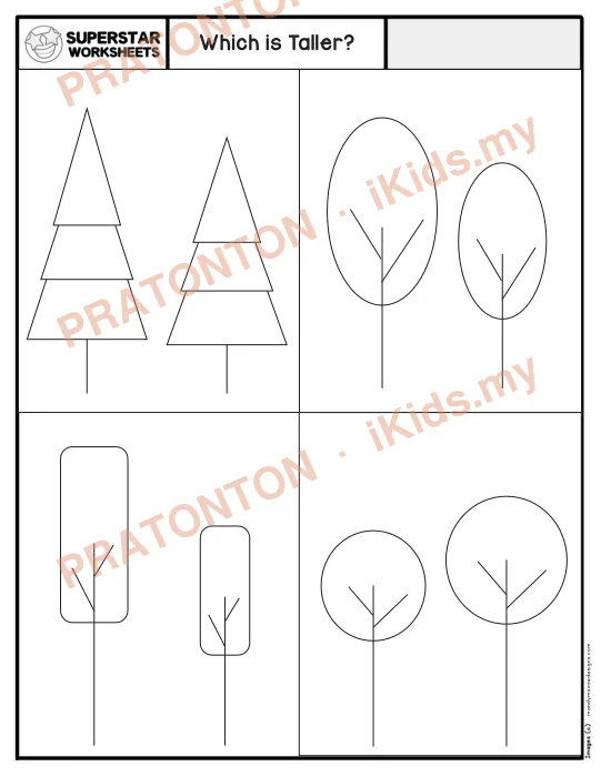 Pratonton muka 1 lembaran Latihan Matematik Tahun 1 — Matematik Tahun 1