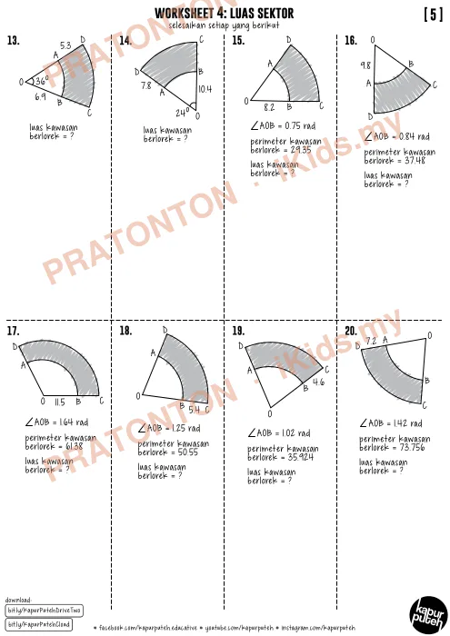 Pratonton muka 5 lembaran Latihan Matematik Tahun 1 — Matematik Tahun 1