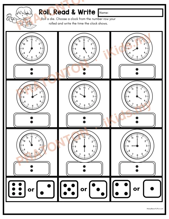 Pratonton muka 3 lembaran Latihan Matematik Tahun 1 — Matematik Tahun 1