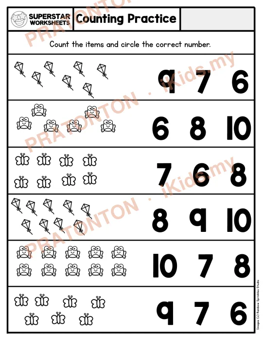 Pratonton muka 1 lembaran Latihan Matematik Tahun 1 — Matematik Tahun 1