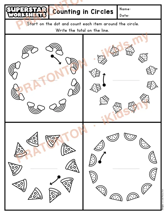 Pratonton muka 1 lembaran Latihan Matematik Tahun 1 — Matematik Tahun 1