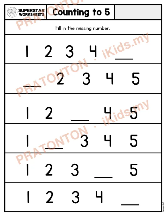 Pratonton muka 1 lembaran Latihan Matematik Tahun 1 — Matematik Tahun 1