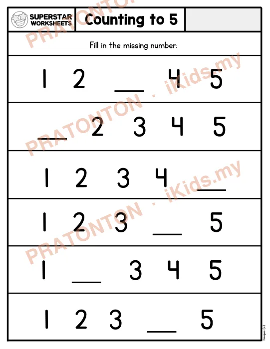 Pratonton muka 1 lembaran Latihan Matematik Tahun 1 — Matematik Tahun 1