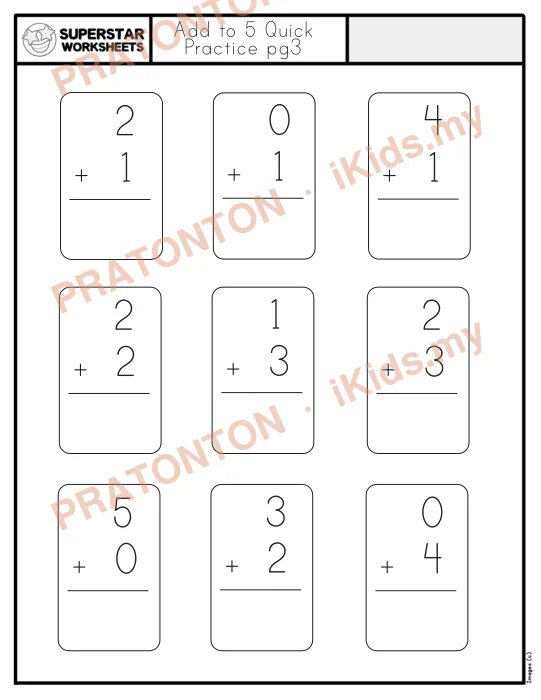 Pratonton muka 1 lembaran Latihan Matematik Tahun 1 — Matematik Tahun 1