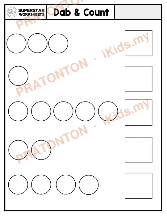Pratonton muka 1 lembaran Latihan Matematik Tahun 1 — Matematik Tahun 1