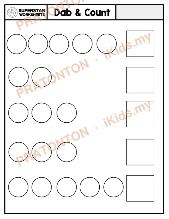 Pratonton muka 1 lembaran Latihan Matematik Tahun 1 — Matematik Tahun 1
