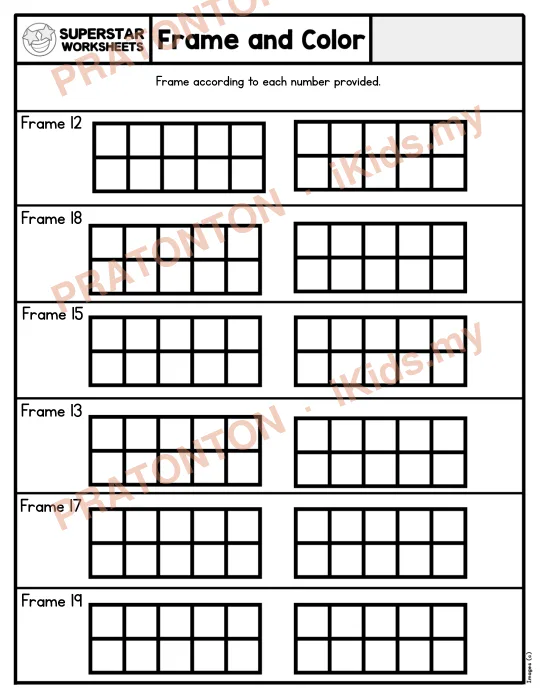 Pratonton muka 1 lembaran Latihan Matematik Tahun 1 — Matematik Tahun 1