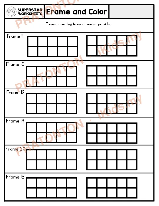 Pratonton muka 1 lembaran Latihan Matematik Tahun 1 — Matematik Tahun 1