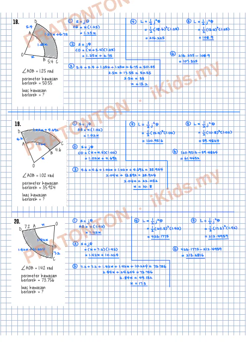 Pratonton muka 8 lembaran Latihan Matematik Tahun 1 — Matematik Tahun 1