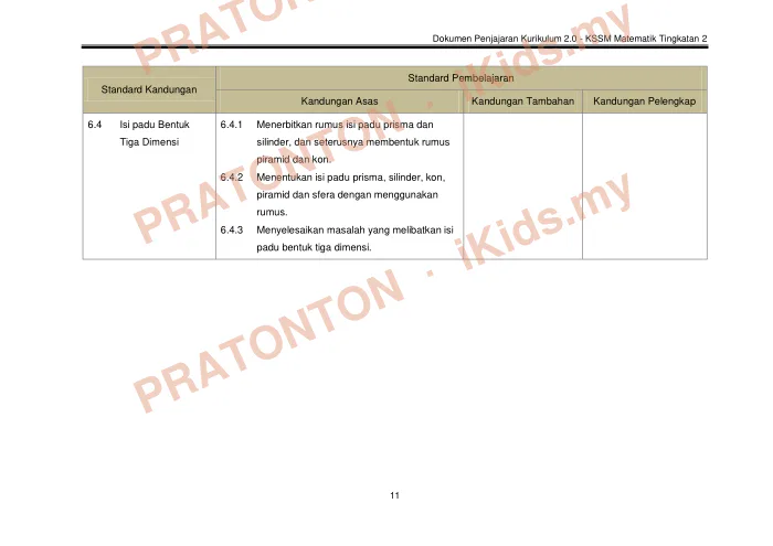 Pratonton muka 15 lembaran Latihan Matematik Tahun 2 — Matematik Tahun 2