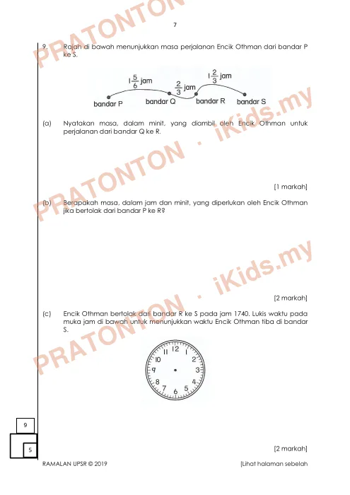 Pratonton muka 6 lembaran Latihan Matematik Tahun 6 4 — Matematik Tahun 6