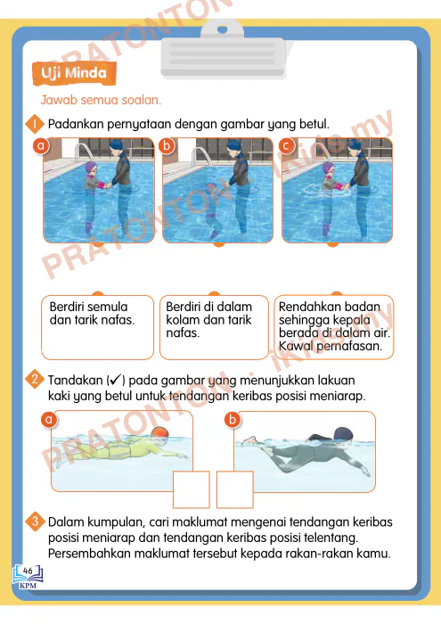 Pratonton muka 54 lembaran Latihan Pendidikan Kesihatan 1 — Pendidikan Kesihatan Tahun 3