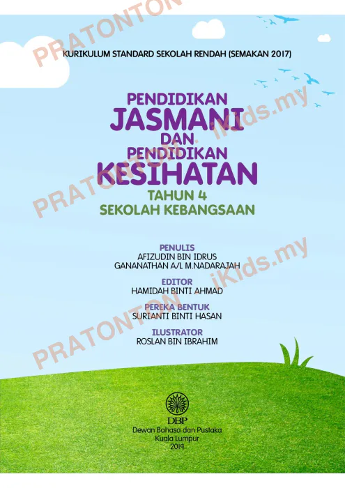 Pratonton muka 1 lembaran Latihan Pendidikan Kesihatan 6 — Pendidikan Kesihatan Tahun 4