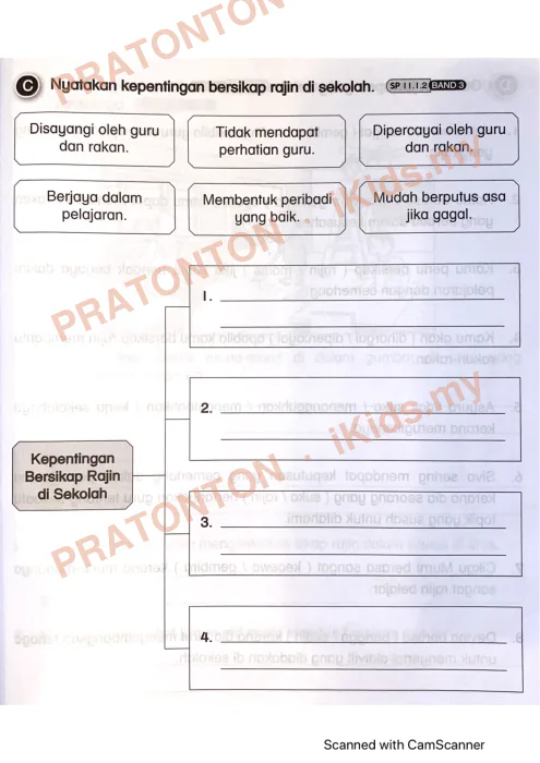 Pratonton muka 1 lembaran Latihan Pendidikan Moral 9 — Pendidikan Moral Tahun 3