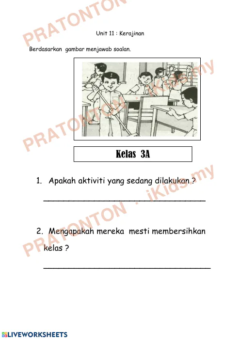 Pratonton muka 1 lembaran Latihan Pendidikan Moral 6 — Pendidikan Moral Tahun 3