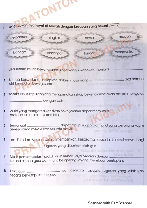 Pratonton muka 1 lembaran Latihan Pendidikan Moral 3 — Pendidikan Moral Tahun 3