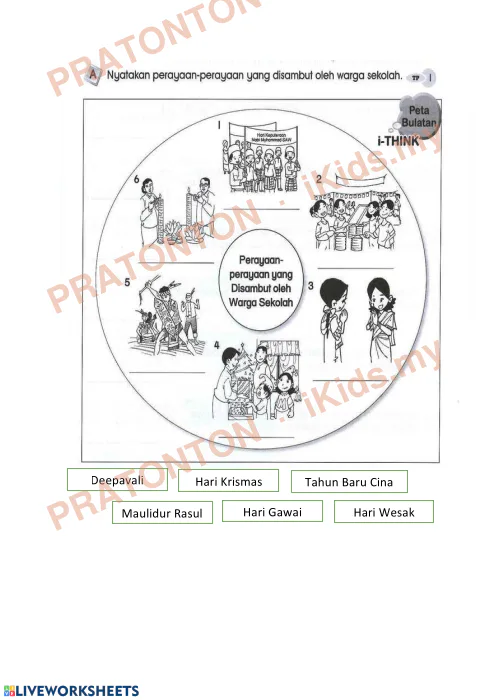 Pratonton muka 1 lembaran Latihan Pendidikan Moral 15 — Pendidikan Moral Tahun 3