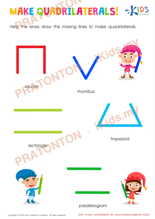 Pratonton muka 1 lembaran Latihan Ruang 2 — Matematik Tahun 3
