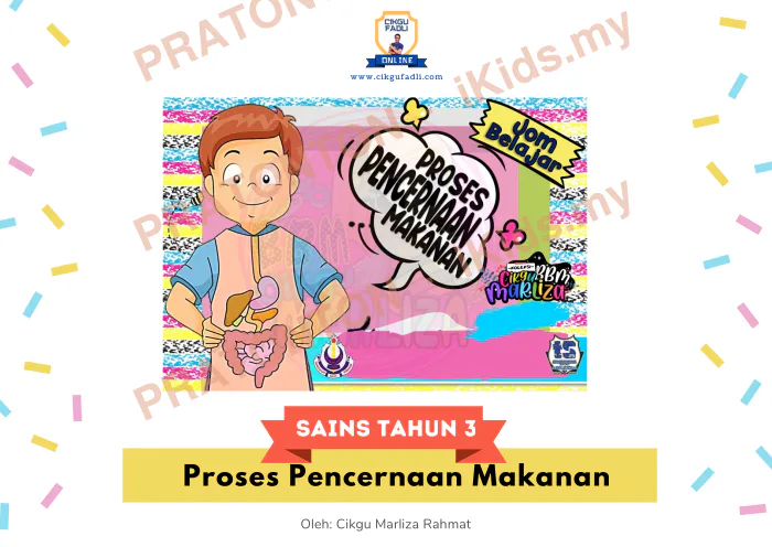 Pratonton muka 1 lembaran Latihan Sains — Sains Tahun 3
