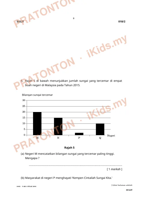 Pratonton muka 7 lembaran Latihan Sains Kertas 2 — Pernafasan Manusia — Sains Tahun 6