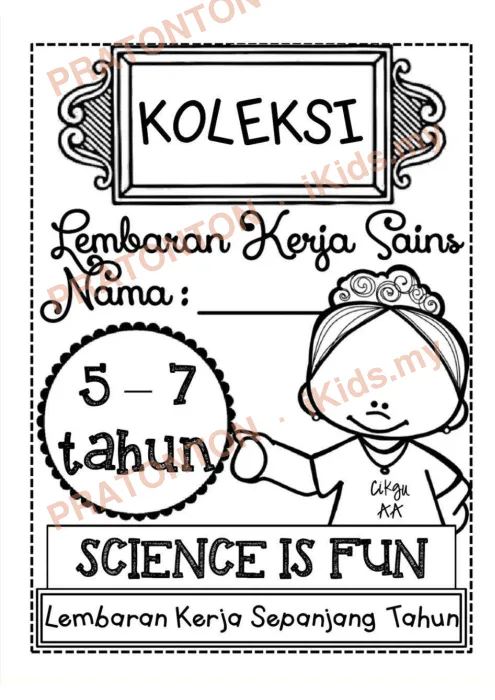 Pratonton muka 1 lembaran Latihan Sains Tahun 1 — Sains Tahun 1