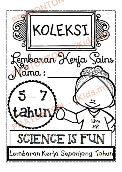 Pratonton muka 1 lembaran Latihan Sains Tahun 1 — Sains Tahun 1