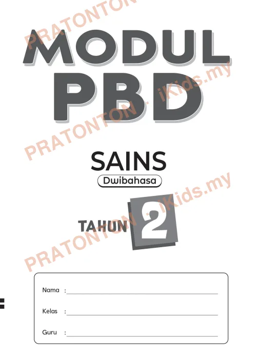 Pratonton muka 1 lembaran Latihan Sains Tahun 2 — Sains Tahun 2