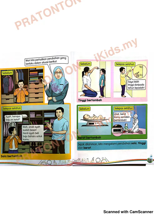 Pratonton muka 3 lembaran Latihan Sains Tahun 2 — Sains Tahun 2