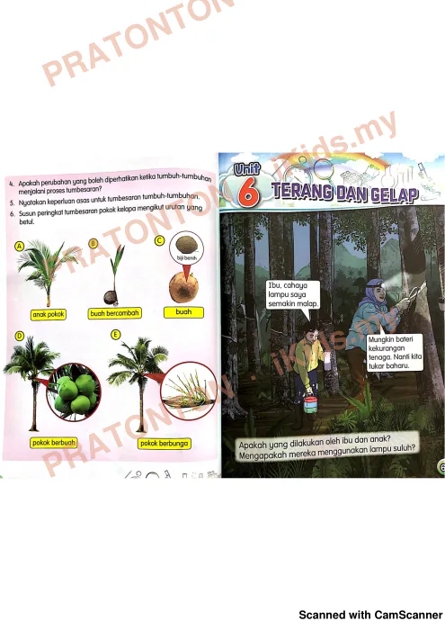 Pratonton muka 1 lembaran Latihan Sains Tahun 2 — Sains Tahun 2