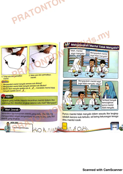 Pratonton muka 4 lembaran Latihan Sains Tahun 2 — Sains Tahun 2
