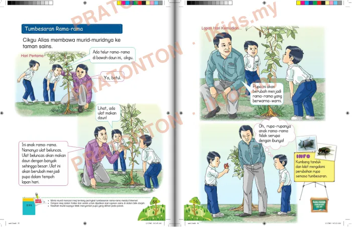 Pratonton muka 32 lembaran Latihan Sains Tahun 2 — Sains Tahun 2