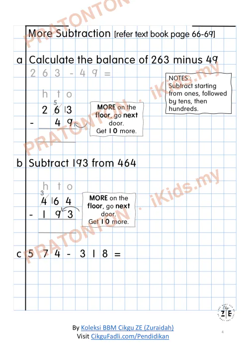 Pratonton muka 4 lembaran Lembaran Kerja Matematik 11 — Matematik Tahun 2