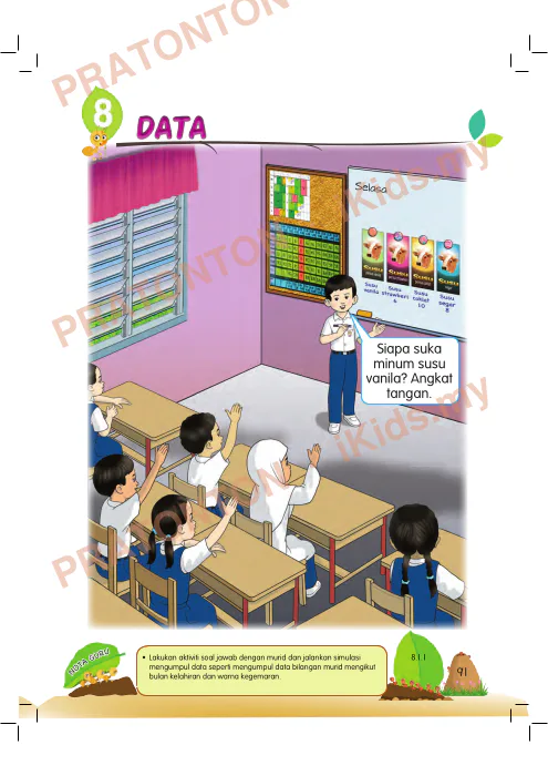 Pratonton muka 1 lembaran Lembaran Kerja Matematik 16 — Matematik Tahun 2
