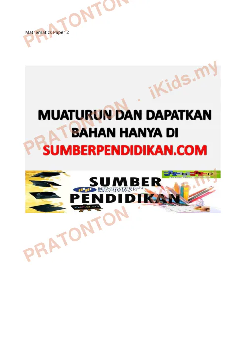 Pratonton muka 1 lembaran Lembaran Kerja Matematik 18 — Matematik Tahun 2